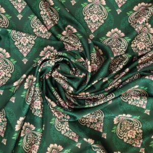 أخضر العتيق مع نقوش الزهرية