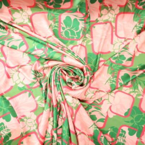 الأخضر المشرق مع لمسات من الوردي