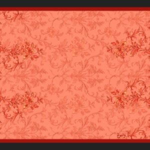 البرتقالى المتدرج مع الزهور