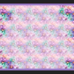 التدرجات الناعمة من اللون البنفسجي والوردي