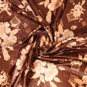 الزهور البنية