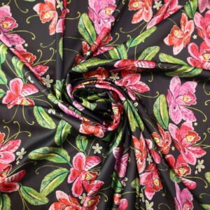 الاسود مع الوردي الفاتح والزهري