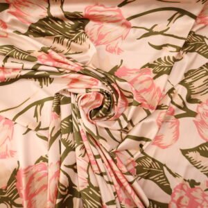 بيج فاتح مع الأزهار