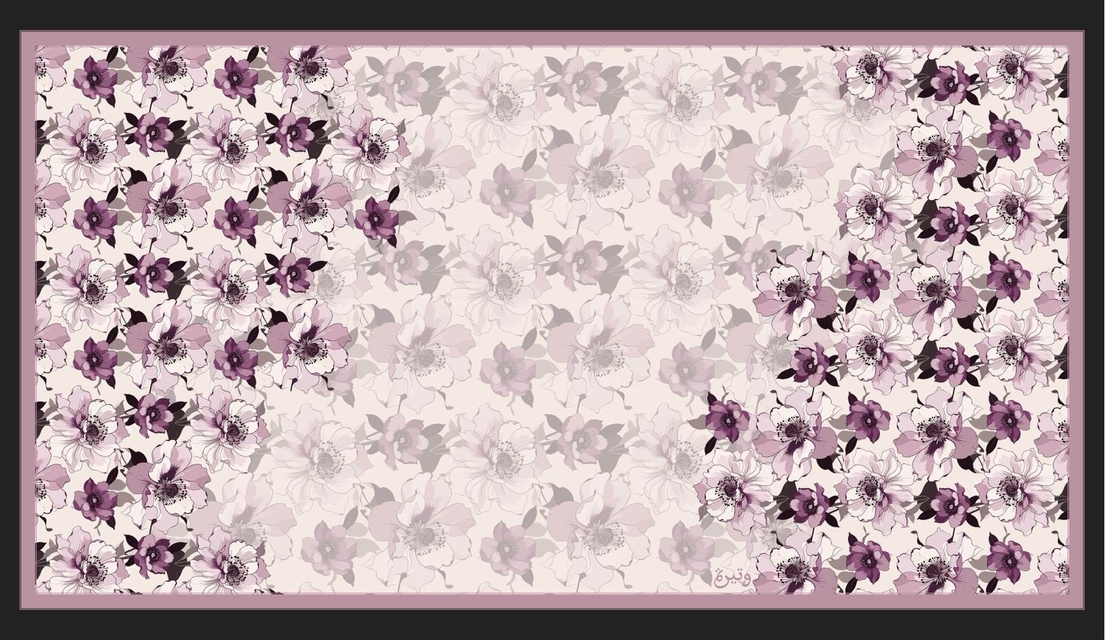 قماش نقشة ورد عالي الجودة وأنيق