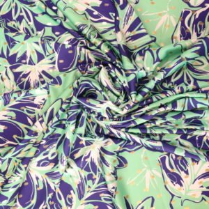 قماش طباعة مينت فاتح للتفصيل بجودة عالية